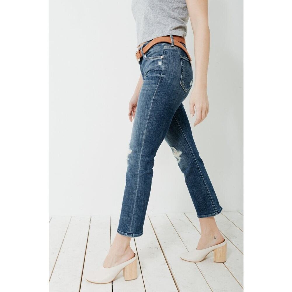 Mother the Outsider Crop Jeans Crazy Like a Fox Wash Size 29